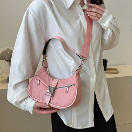[GIRLS GOOB] Women's Zippers and Buckle Mini Shoulder Bag Tote Bag Handbag, China OEM